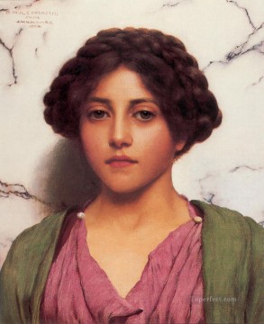 ジョン・ウィリアム・ゴッドワード Painting - 古典美 1909A 新古典主義の女性 ジョン・ウィリアム・ゴッドワード
